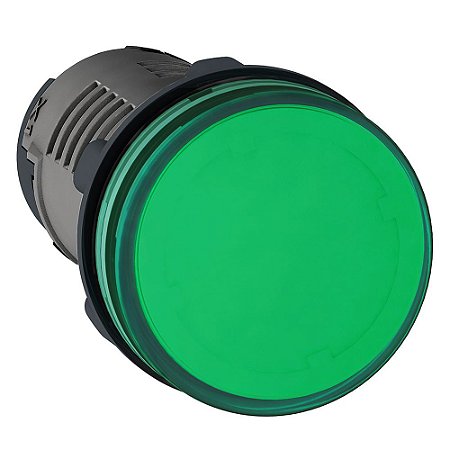 SINALIZADOR 22MM PLÁSTICO MONOBLOCO 220 VCA VERDE XA2EVM3LC