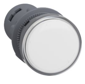 XA2EVB1LC - Sinalizador Ø22mm plástico, LED, branco, 24VCA/CC