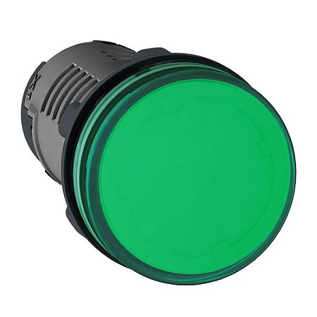 SINALIZADOR 22MM PLÁSTICO MONOBLOCO 110 VCA VERDE XA2EVF3LC
