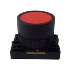 Frontal Botão Comando Redondo Vermelho 22,5 Mm - SLPRN1 - STECK