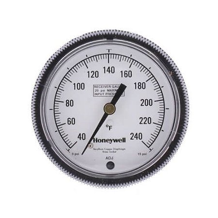 Medidor do receptor pneumático de 2-1 / 2 ″ (40 ° a 240 ° F)