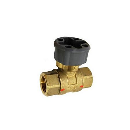 Válvula de esfera de controle rosqueada de aço inoxidável de 1/2 ″ 2 vias para atuador MVN (2 Cv)