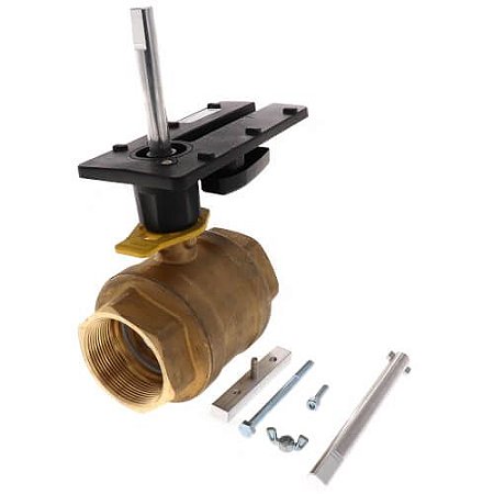 Válvula de esfera de controle com rosca de latão de 2 "2 vias para atuador DCA (266 Cv)