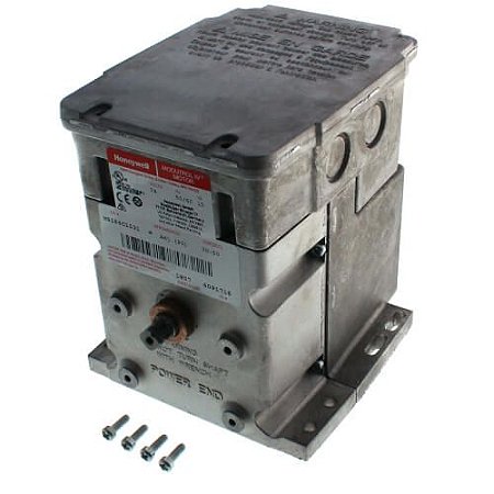 Atuador montado com pé de retorno sem mola de 24 V c / 2 aux. interruptores, 150 lb-in