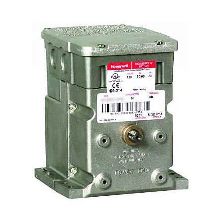 Atuador com pé de retorno sem mola de 120 V c / 2 Aux. Interruptores, 300 lb-in