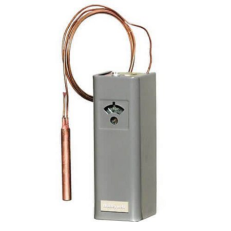 Controlador de temperatura comercial de bulbo remoto (55 a 85 F, capilar de 5,5 pés)