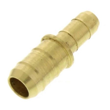 Acoplamento de tubo de plástico farpado de 3/8 ″ x 1/4 ″ farpado (latão)