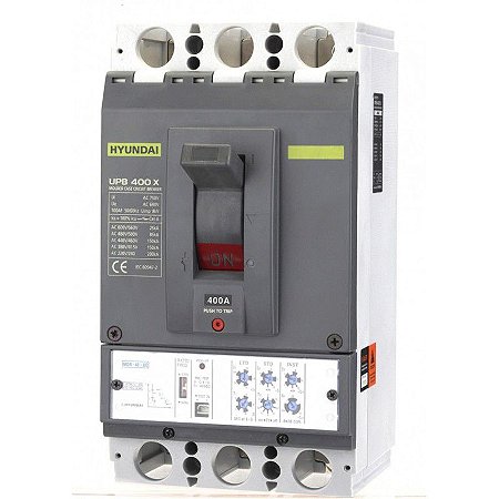 UPB400-L3PEG400 HYUNDAI INT AUT ELECTRON-LTD STD 3 P 50HZ 380/415 V AC 3P 130KA