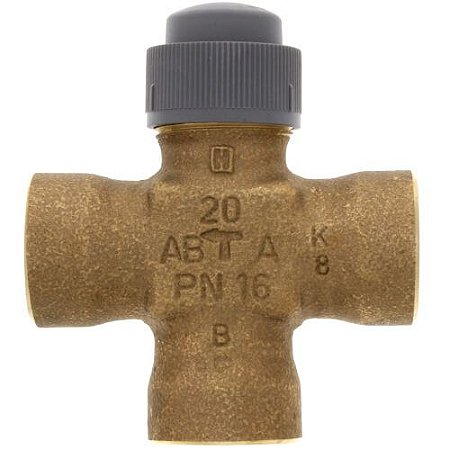 Válvula globo de cartucho de três vias NPT de 3/4 ″ (4,9 Cv)