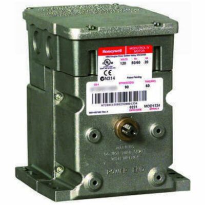 Atuador montado com pé de retorno sem mola de 24 V c / 2 aux. interruptores (apenas aplicativos escravos)
