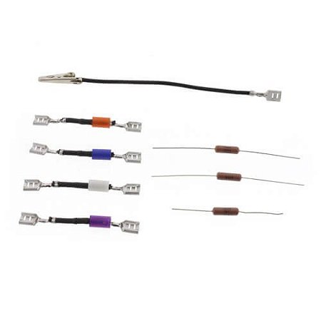 Resistor de verificação de 1,2 K ohm, resistor de 620 ohm e jumper