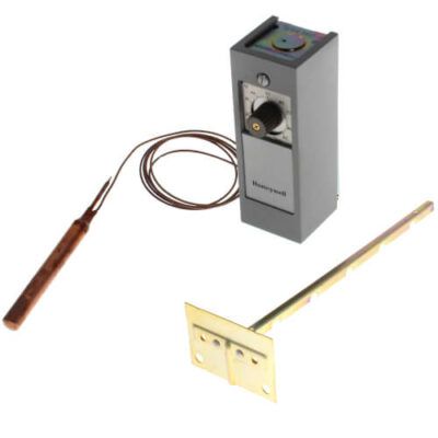 Controlador de temperatura comercial de bulbo remoto (0 a 100 F, capilar de 5 pés)