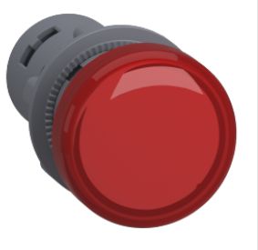 XA2EVM4LC - Sinalizador Ø22mm plástico, LED, vermelho, 220VCA