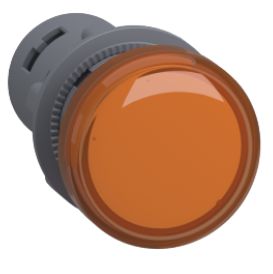 XA2EVM5LC - Sinalizador Ø22mm plástico, LED, âmbar, 220VCA