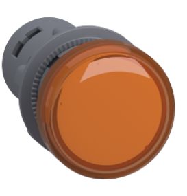 XA2EVB5LC - Sinalizador Ø22mm plástico, LED, âmbar, 24VCA/CC