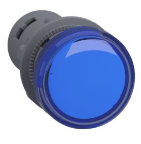 XA2EVF6LC - Sinalizador Ø22mm plástico, LED, azul, 110VCA/CC