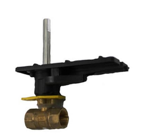 Válvula de esfera de controle NPT de latão 2 "2 vias para atuador DCA (108 Cv)