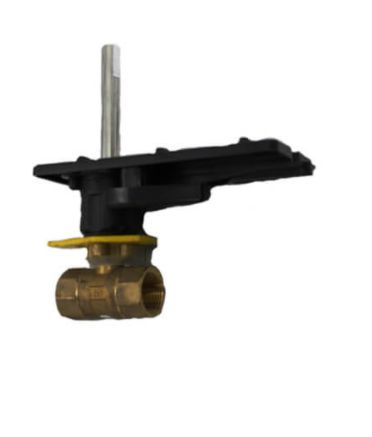 Válvula de esfera de controle com rosca de latão de 1 1/2 ″ 2 vias para atuador DCA (4,4 Cv)
