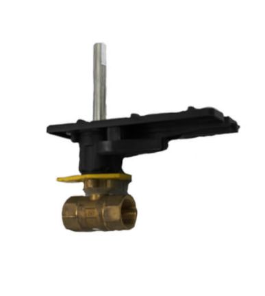 Válvula de esfera de controle com rosca de latão de 2 "2 vias para atuador DCA (42 Cv)