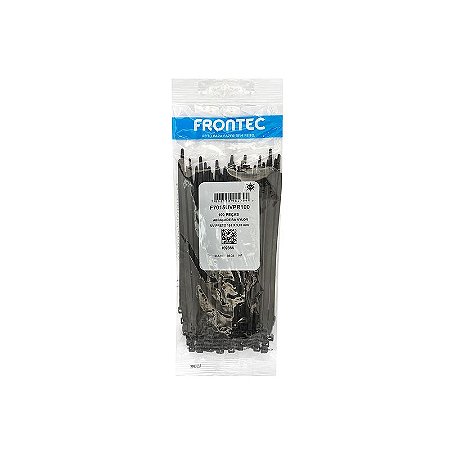 ABRAÇADEIRA NYLON 150MMX3,7 PRETA FRONTEC C100