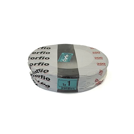 CABO FLEXÍVEL 1,0MM PRETO CORFIO C200