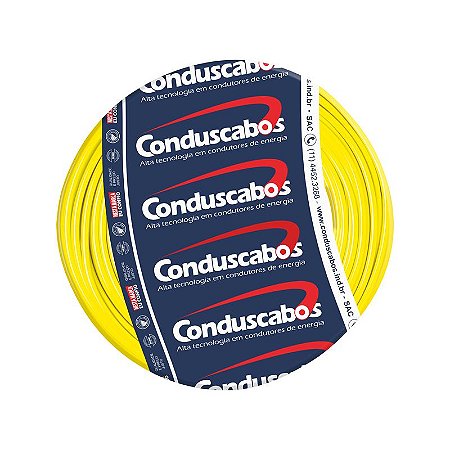 CABO FLEXÍVEL 1,5MM AMARELO CONDUS C100