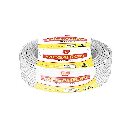 CABO FLEXÍVEL 1,5MM BRANCO MEGATRON C100