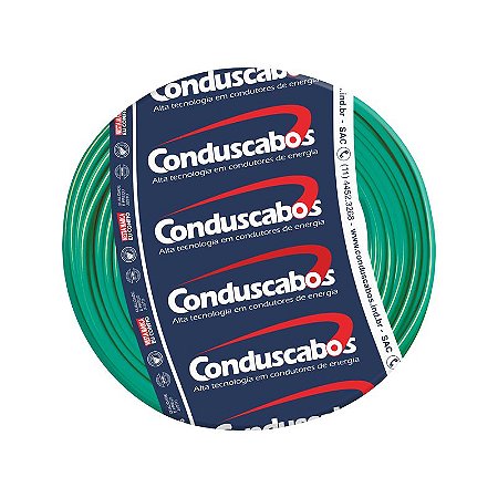 CABO FLEXÍVEL 2,5MM VERDE CONDUS C100