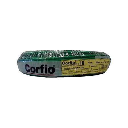 CABO RÍGIDO 16MM VERDE 750W CORFIO C100M