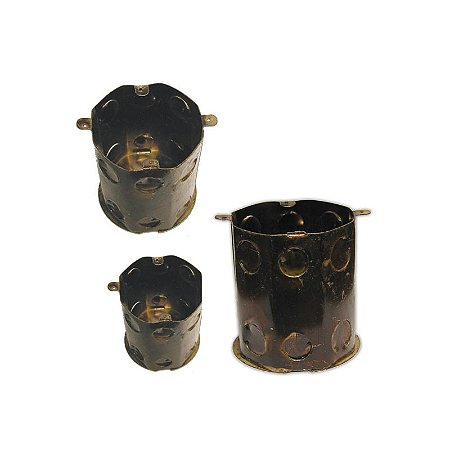 CAIXA DE LUZ FUNDO MÓVEL DUPLO METAL PLASMAR C45