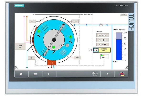 Tela plana Siemens SIMATIC IFP1900 19 (16: 9), Touch - 6AV7863-3TA00-0AA0