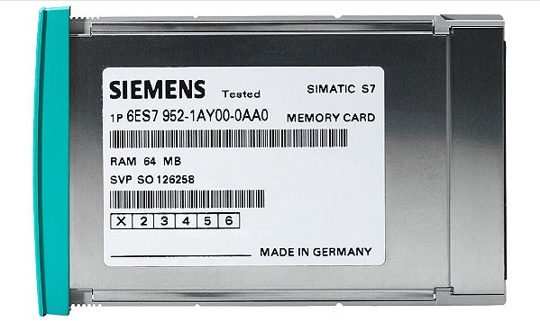 Siemens SIMATIC S7, cartão de memória para S7-400, design longo, 5V Flash EPROM - 6ES7952-1KS00-0AA0