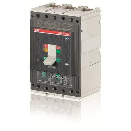 Disjuntor em caixa moldada T5N 630 A, 3 polos, relé PR221DS-LS/I, Icu 36 kA em 380V, 1SDA054396R1BR, ABB