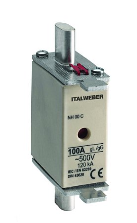 1500690 Italweber - Fus NH00C Kombi gG 100A 500V