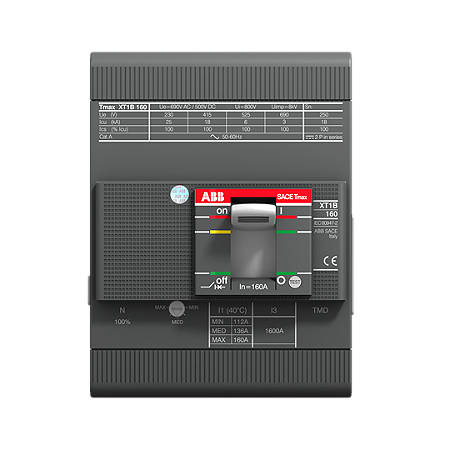 1SDA066816R1 ABB - XT1B 160 TMD 63-630 4p F F