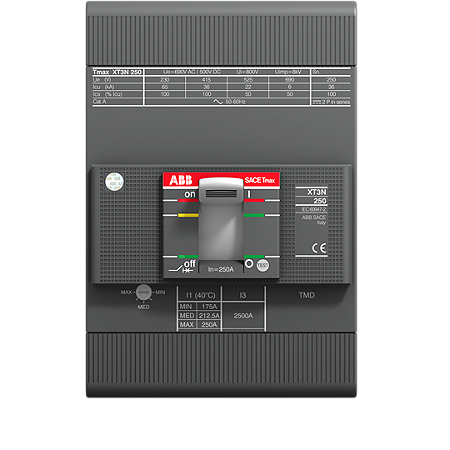 1SDA068221R1 ABB - XT3S 250 TMD 250-2500 3p F F