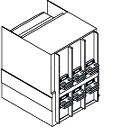 1SDA073950R1 ABB - Kit HR/VR E1.2-XT7-XT7M W FP 4pcs