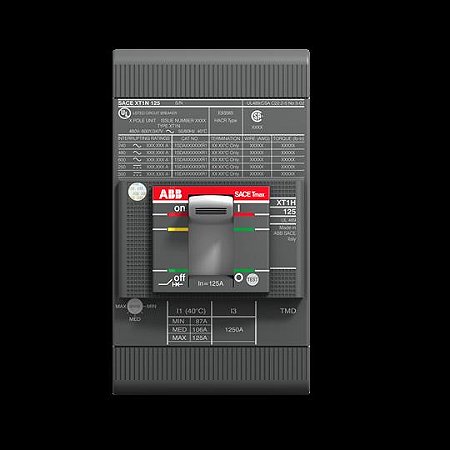 1SDA074641R1 ABB - XT1N 125 TMF 50-500 3p F F UL/CSA