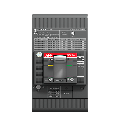 1SDA074704R1 ABB - XT1H 125 TMF 80-800 3p F F UL/CSA