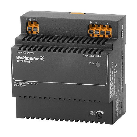 2580250000 Weidmuller - PRO INSTA 90W 24V 3.8A