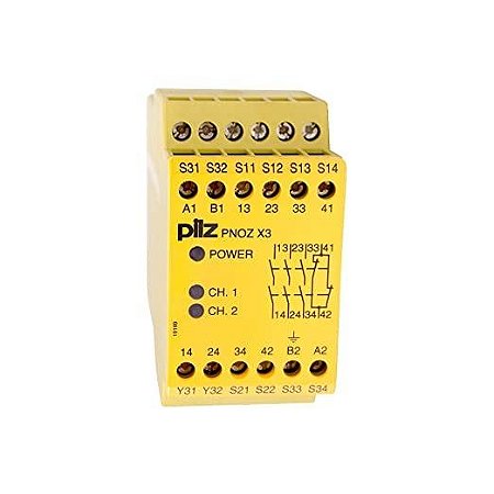 774316 Pilz - PNOZ X3 120VAC/24VAC/DC 3N/O 1N/C 1SO