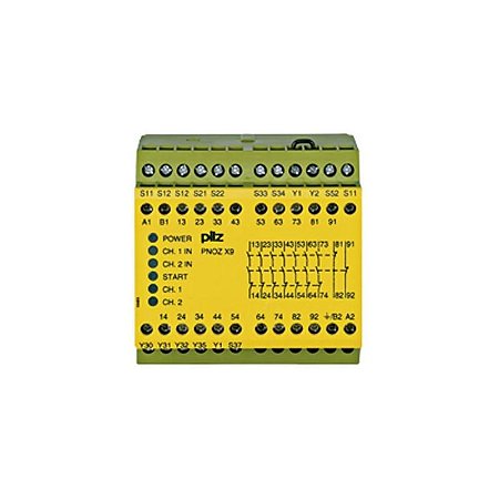 774605 - Pilz - PNOZ X9 100-120VAC 24VDC 7n/o 2n/c 2so