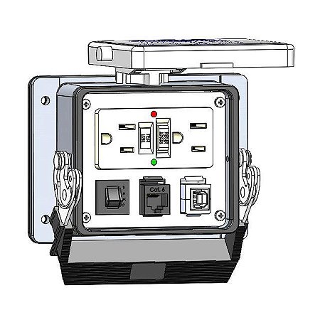 GF-RJ45-USB-BFBF-R-32 Mencom