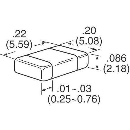 VJ2220A332JXEAT Vishay