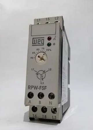 RELE WEG RPW-FSF FALTA E SEQ. FASE 440/480V RPW-FSF-D74