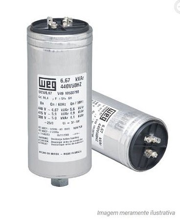 CAPACITOR WEG UCWT 1,50KVAR 440V