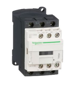 CONTATOR LC1D09BD TRIPOLAR 9A 24VCC NANF AUX