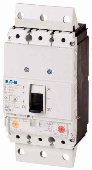 NZMB1-A125-SVE - Disjuntor, 3p, 125A, módulo plug-in