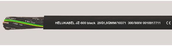 CABO JZ-500 BLACK 4G1,5 QMM HELUKABEL 10366