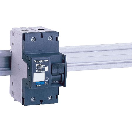 18750 Disjuntor miniatura, Acti9 NG125L, 2P, 10 A, curva B, 50 kA (IEC 60947-2)